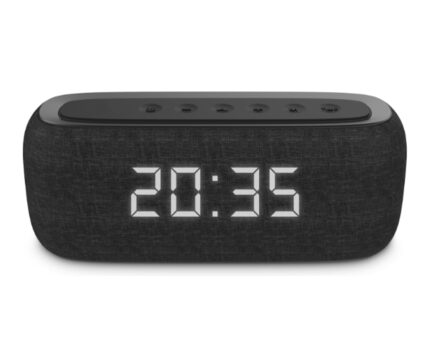 Despertador Speaker con Dual Alarm Clocks Black